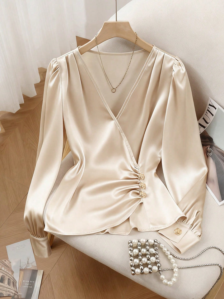 Top SHEIN, auriu