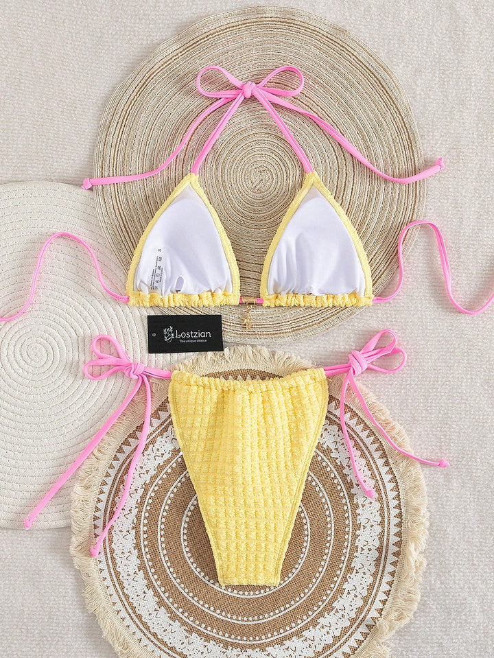 Set bikini SHEIN, galben