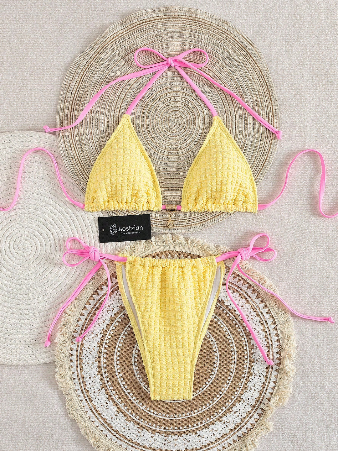 Set bikini SHEIN, galben