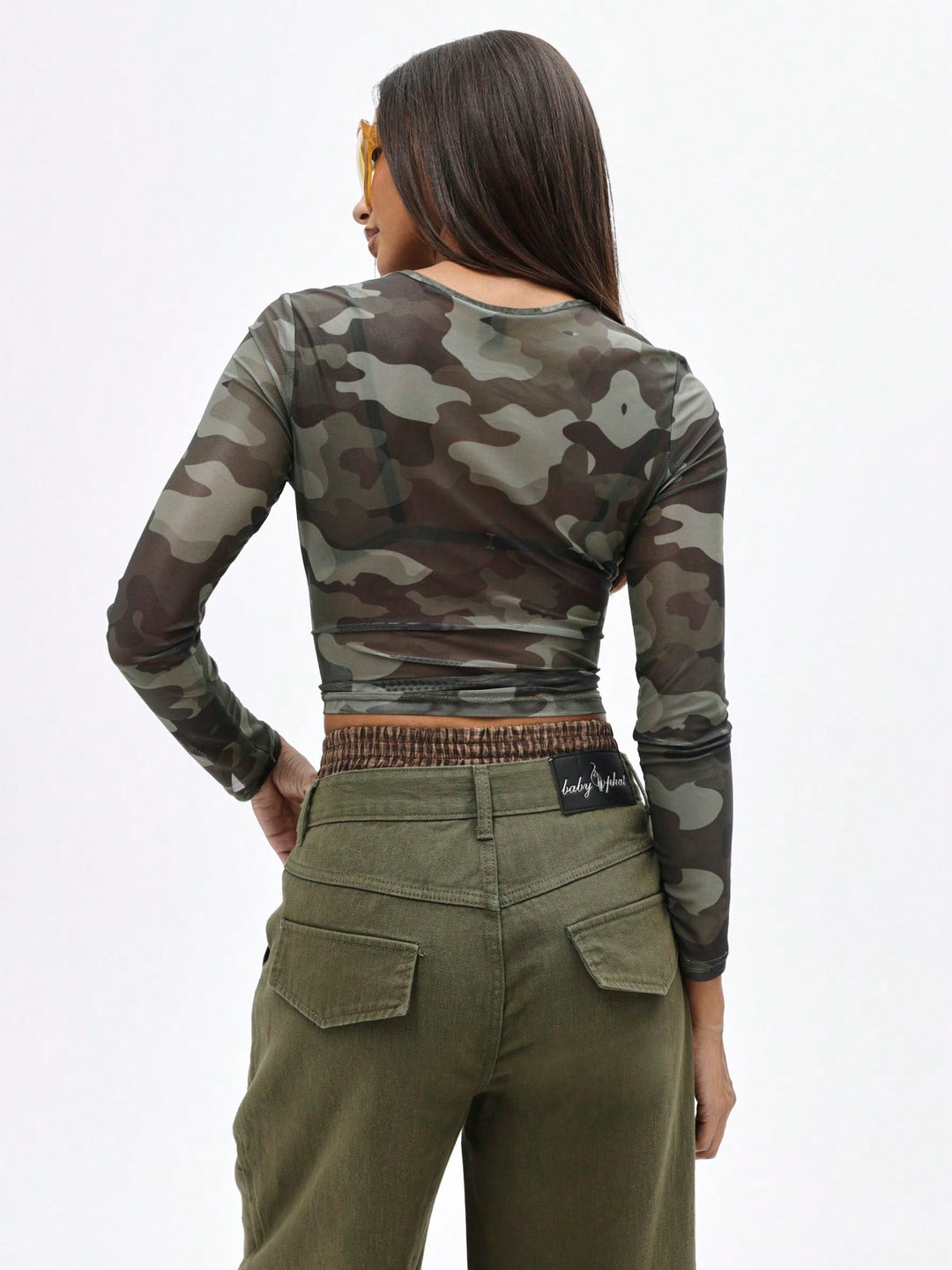 Felső SHEIN, khaki