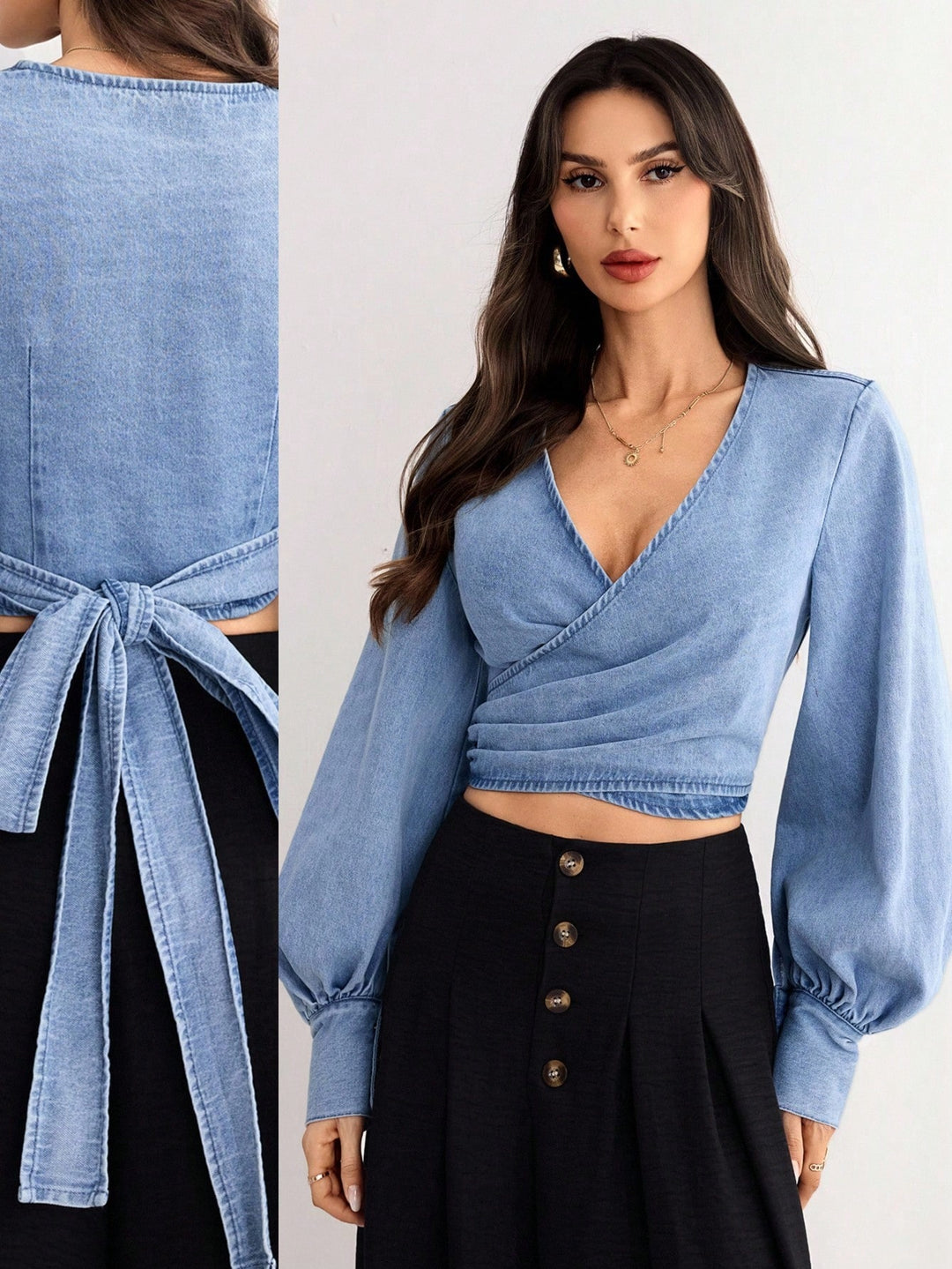 Top SHEIN, albastru