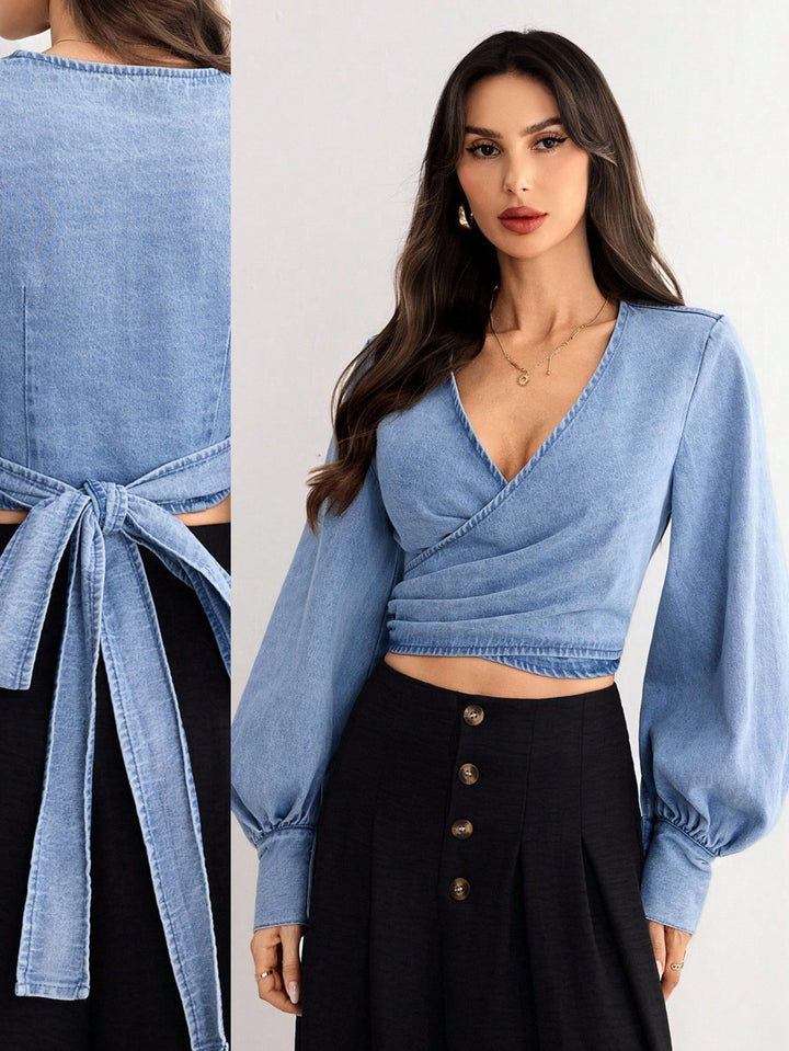 Top SHEIN, albastru