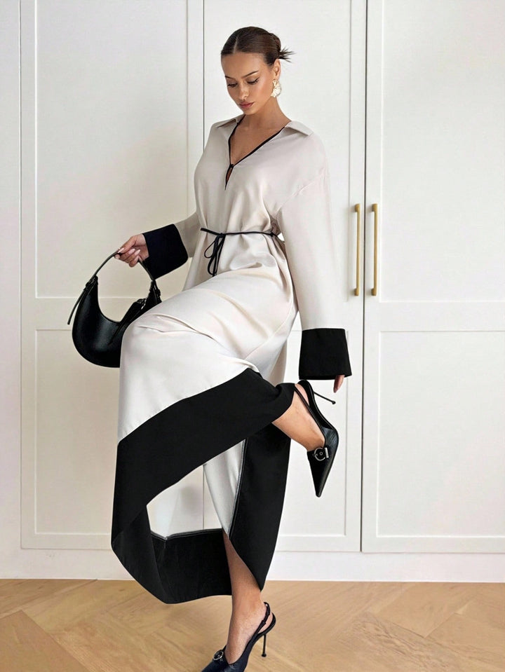 SHEIN maxi ruha, bézs