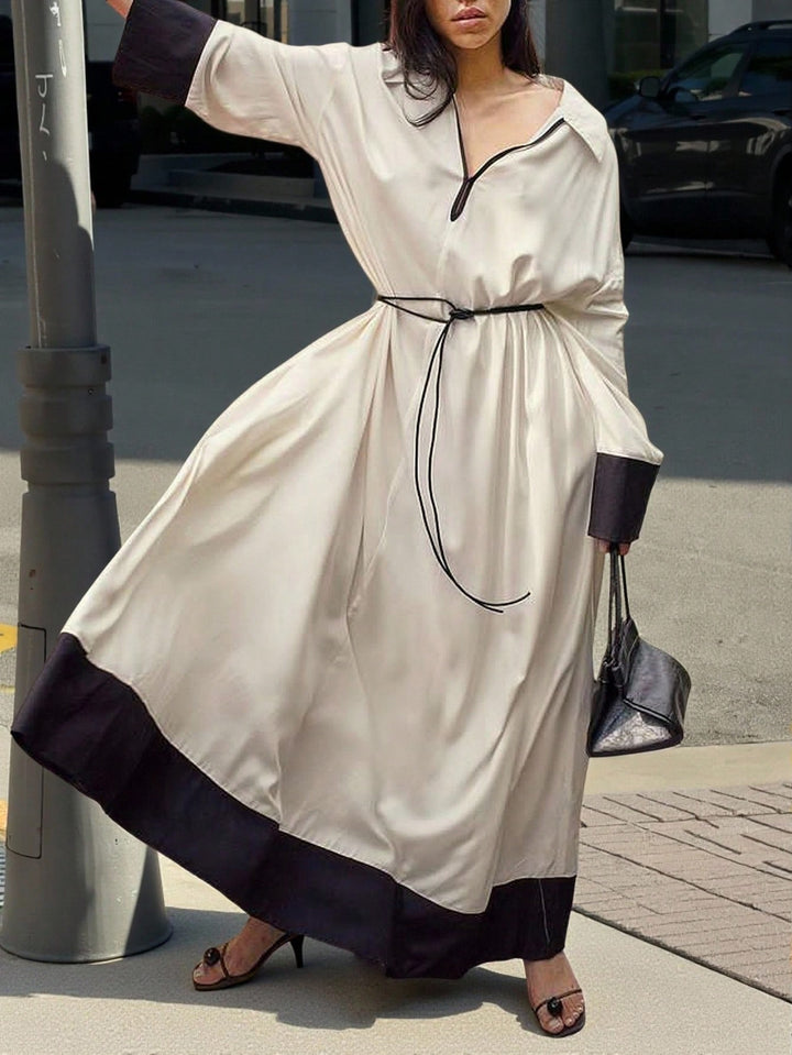SHEIN maxi ruha, bézs