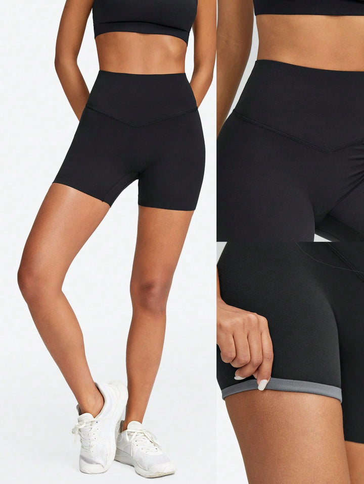 Pantaloni scurți SHEIN, negru