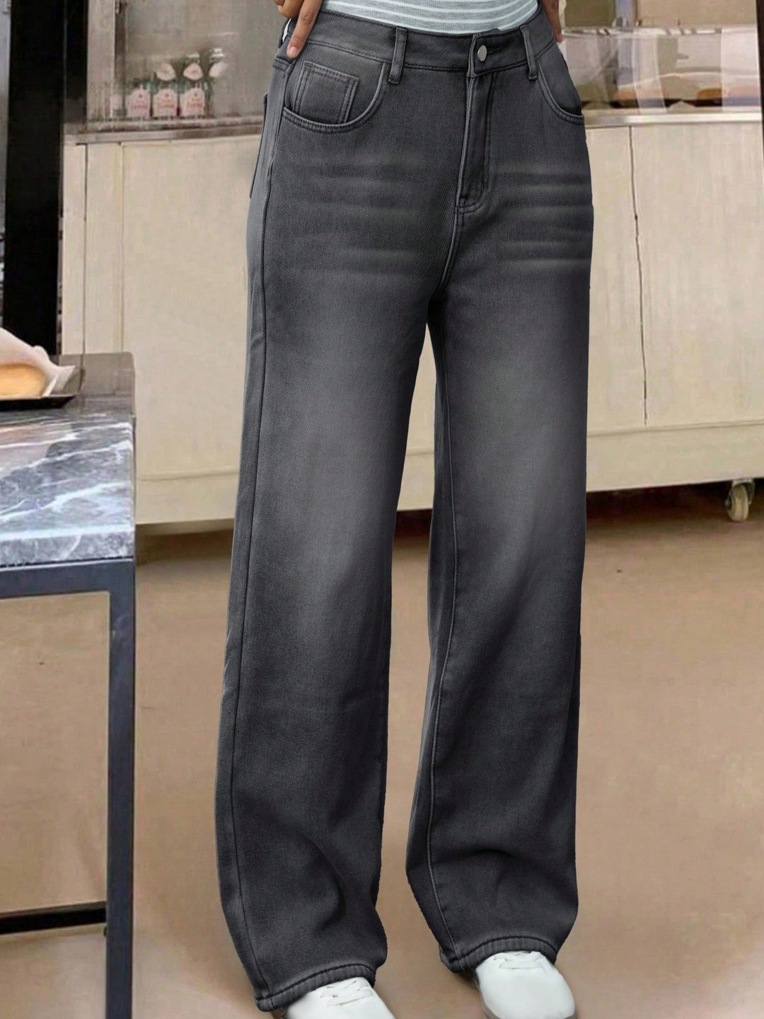 Jeans SHEIN, gri