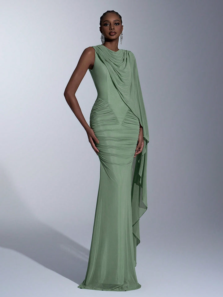Rochie maxi SHEIN, verde