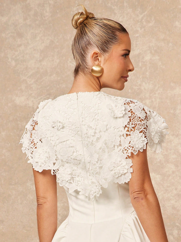 Rochie scurtă SHEIN, alb