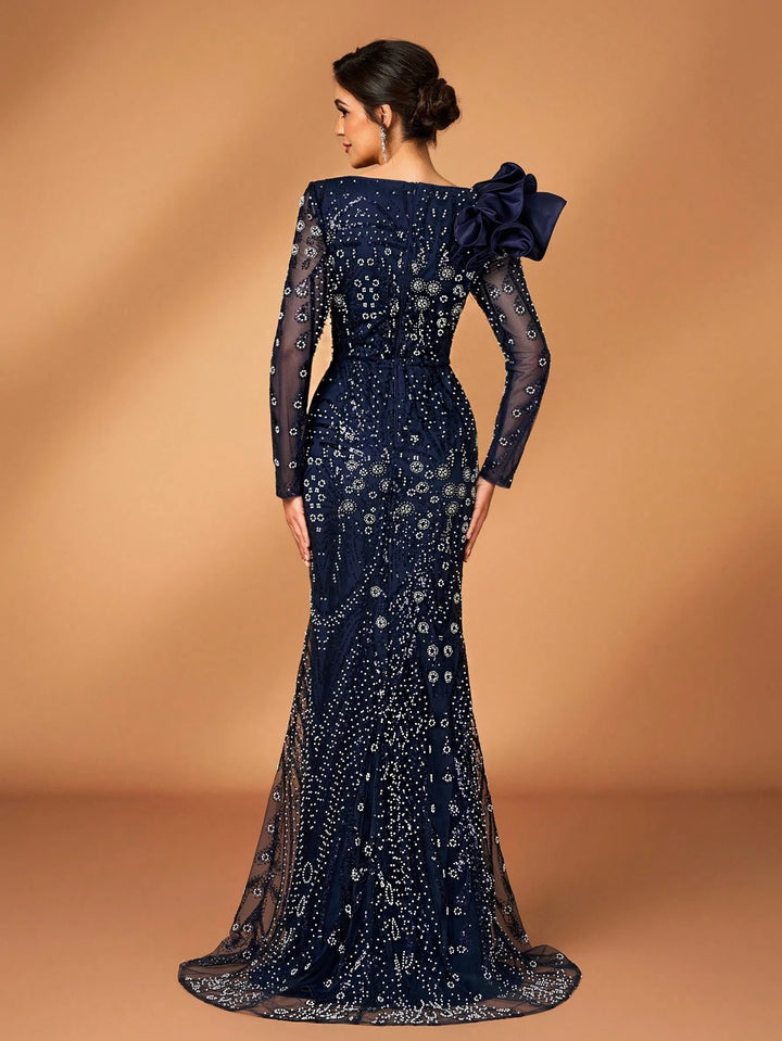 Rochie de ocazie SHEIN, albastru