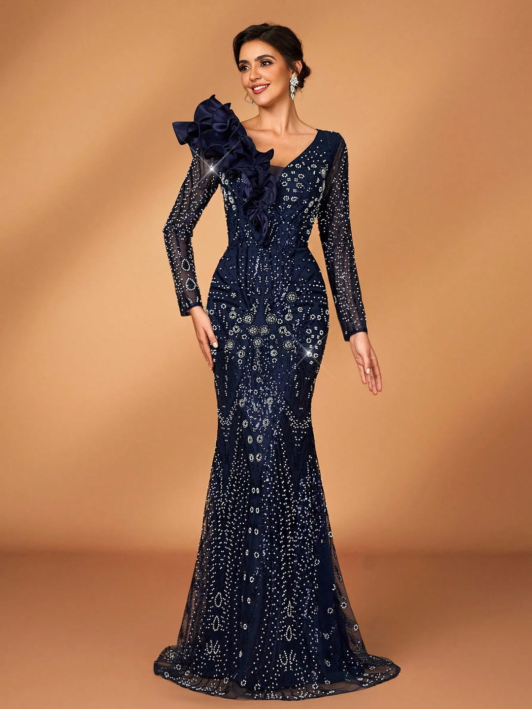 Rochie de ocazie SHEIN, albastru
