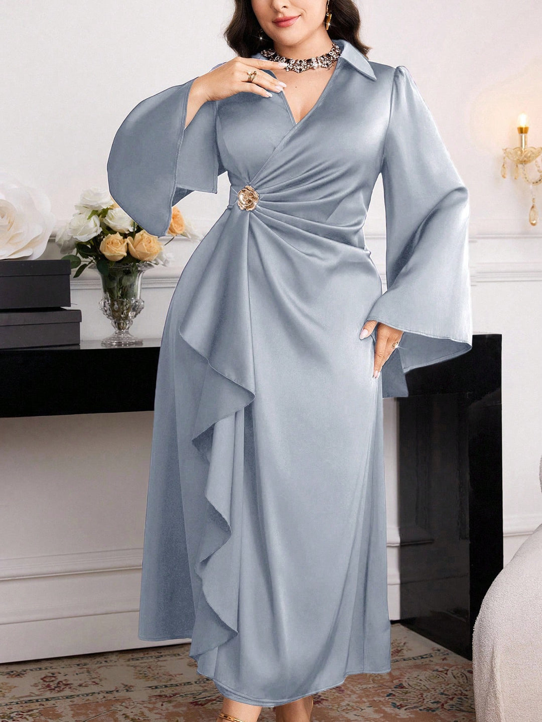 SHEIN Maxi Ruha, kék