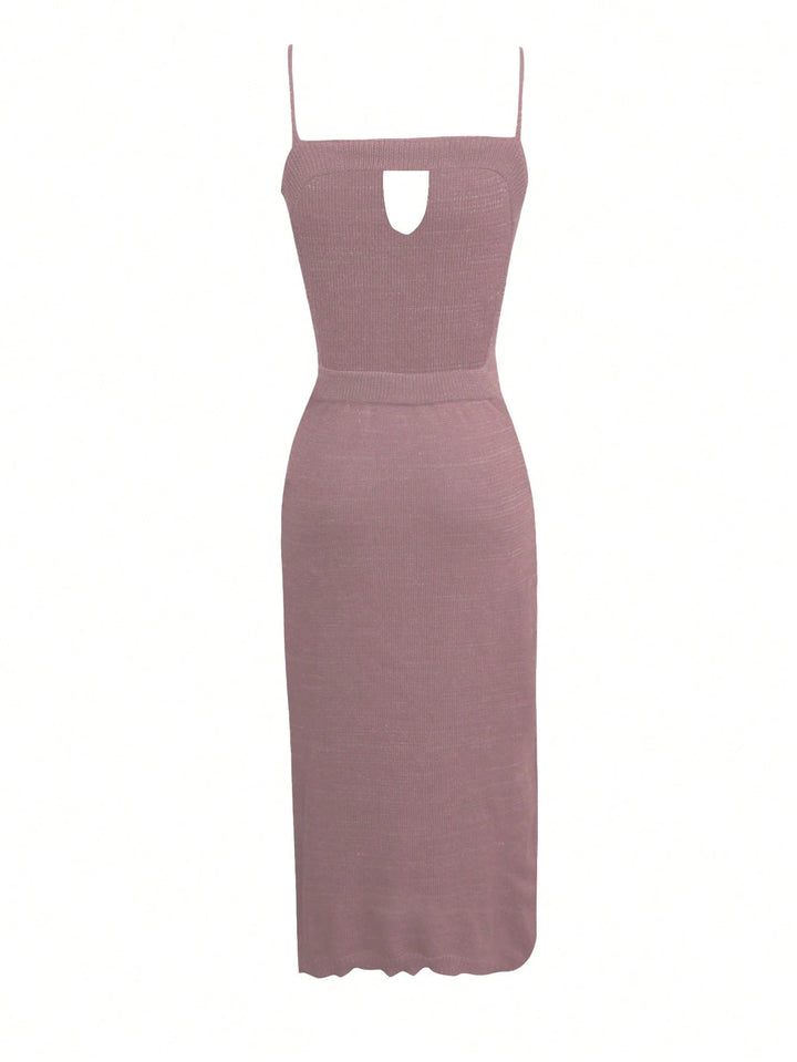 Rochie maxi SHEIN, roz