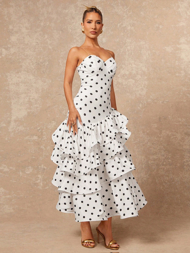 Rochie maxi SHEIN, bej