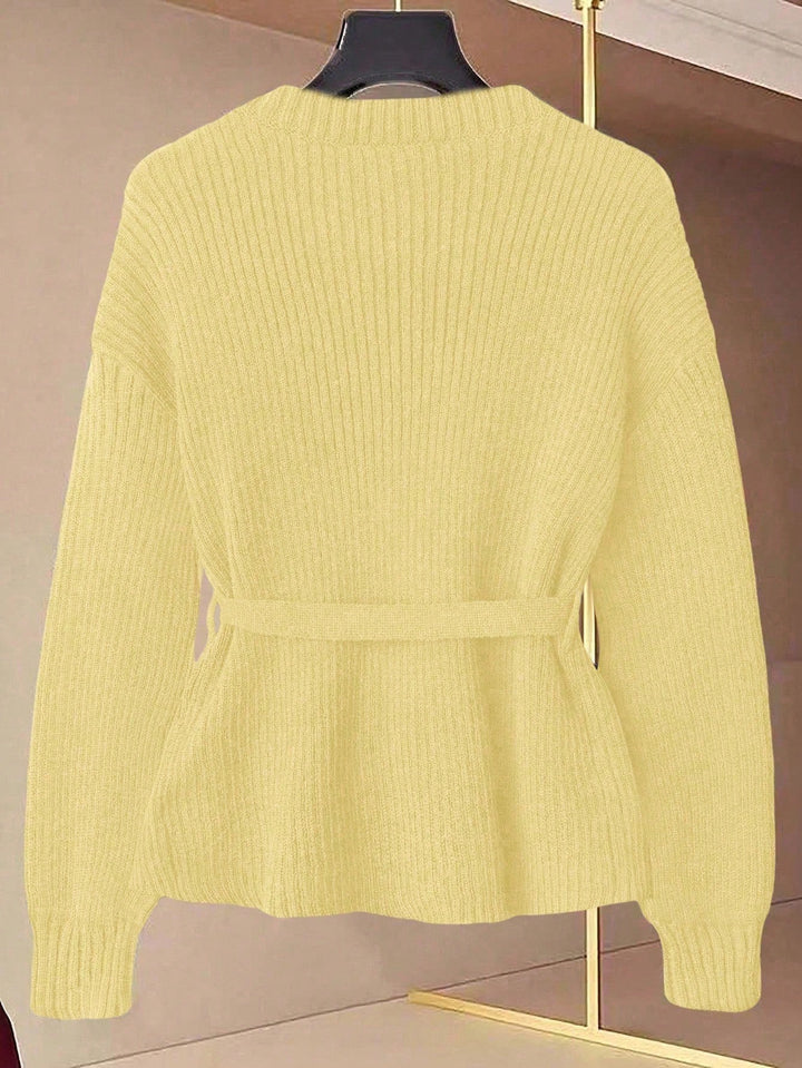 Cardigan SHEIN, galben