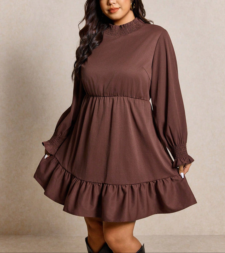 Rochie mini Shein Curve+, maro