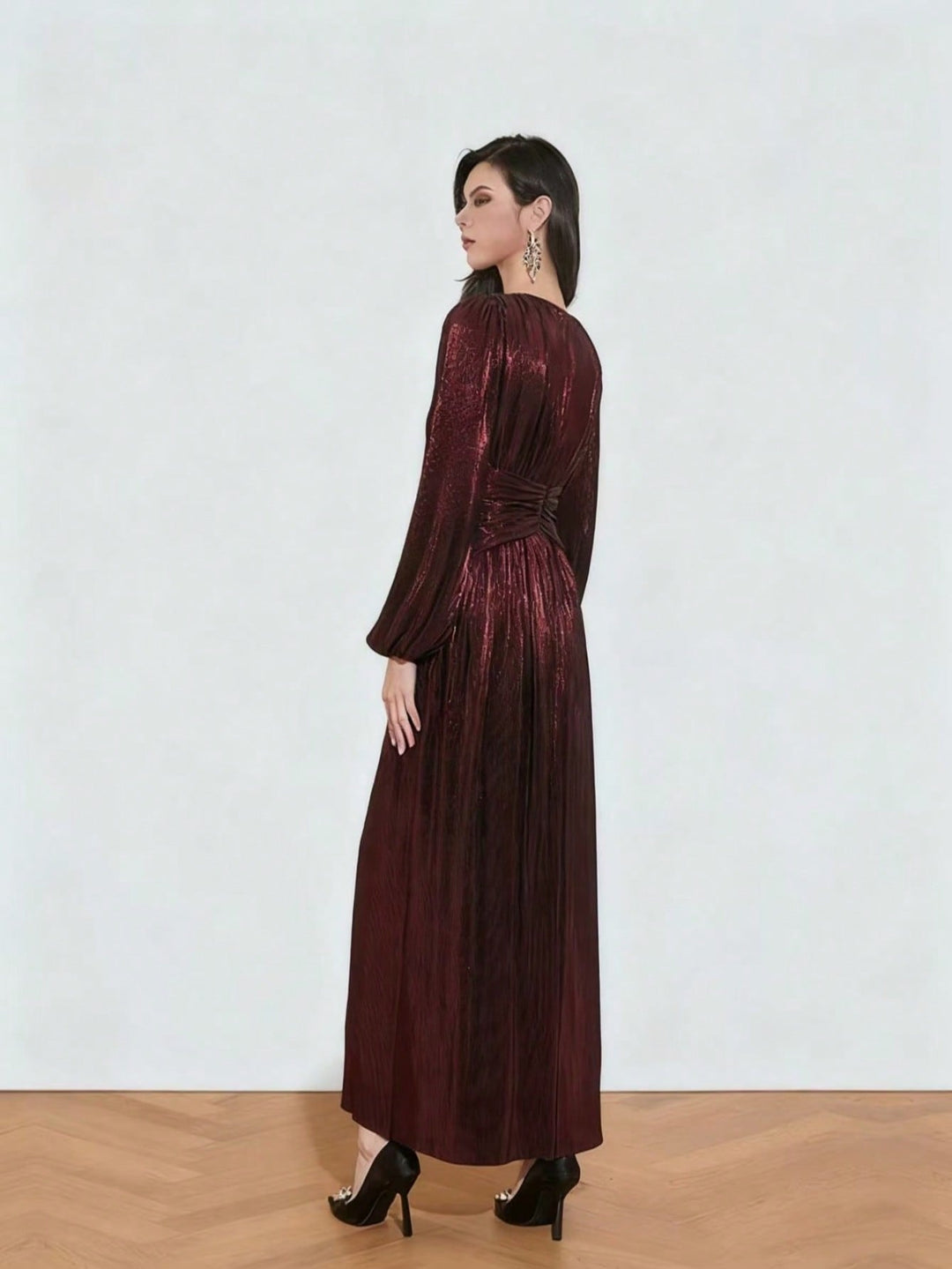 Rochie midi SHEIN, roșu