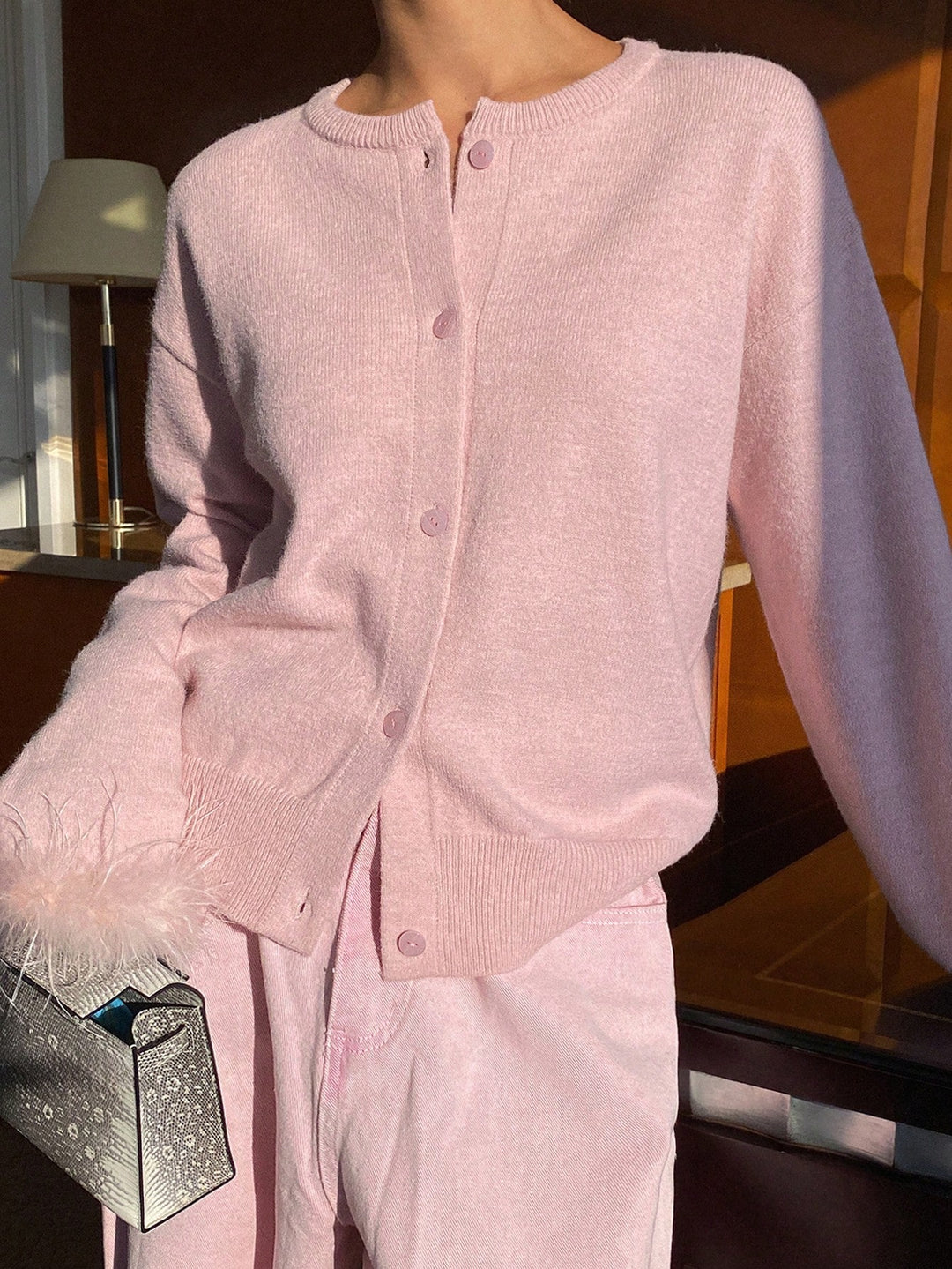 Cardigan SHEIN, roz