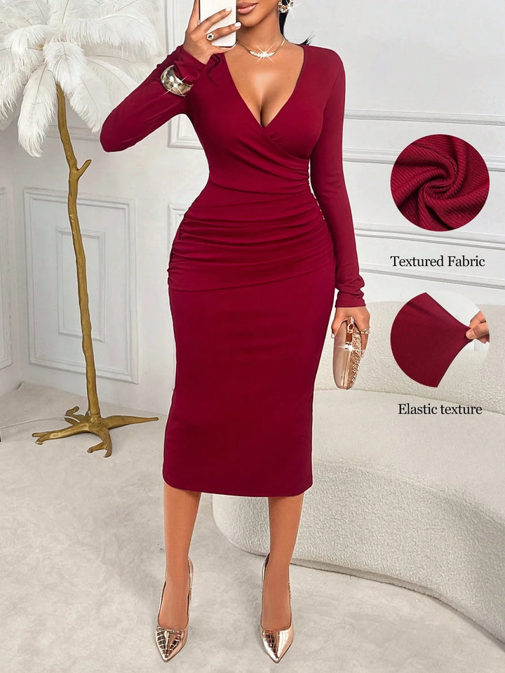 Rochie maxi Shein, roșu