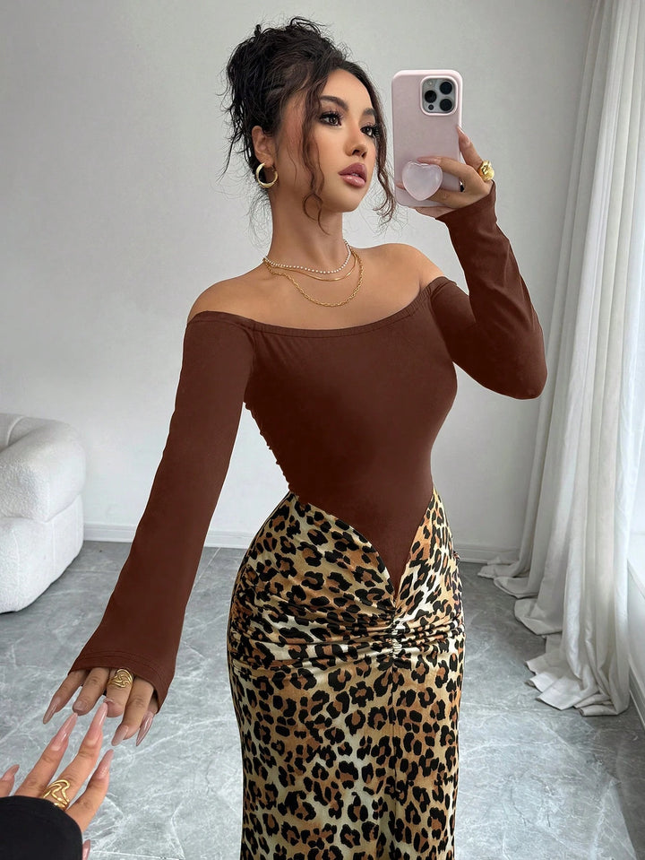 Rochie maxi SHEIN, mix culori