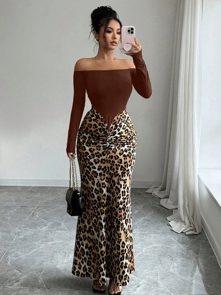 Rochie maxi SHEIN, mix culori