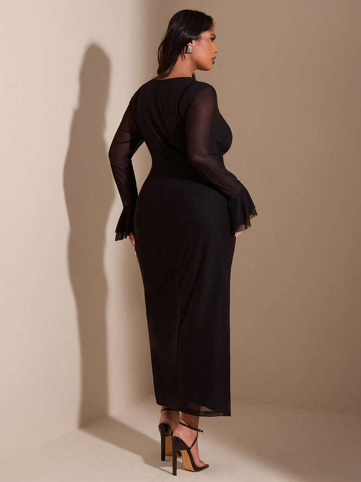 Rochie maxi SHEIN, negru