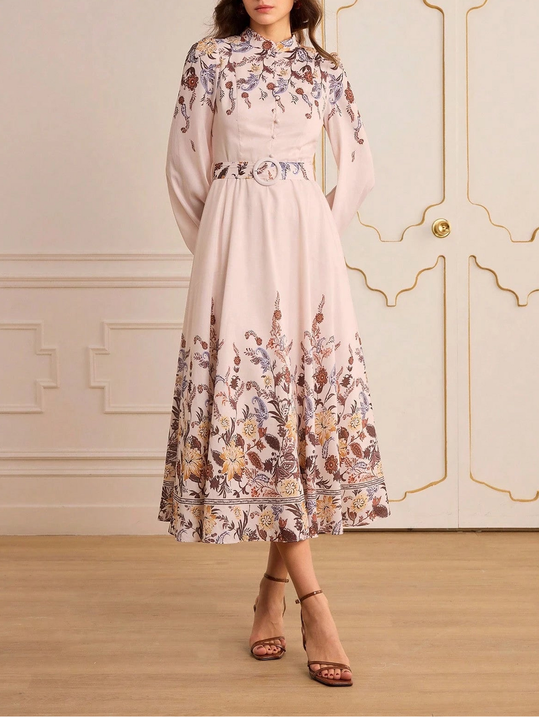 Rochie maxi SHEIN, mix culori
