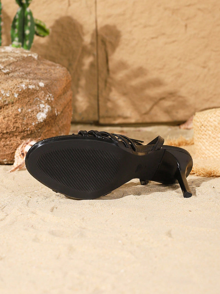 Sandale SHEIN, negru