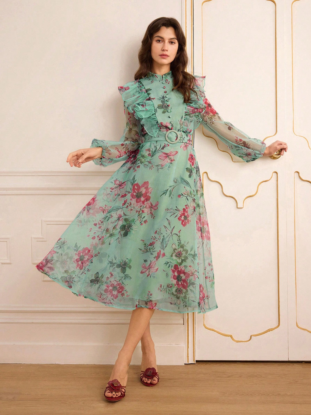 SHEIN midi ruha