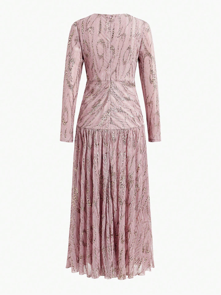 Rochie maxi SHEIN, roz