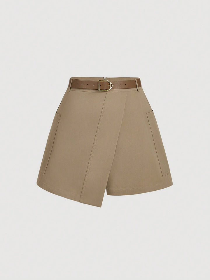 Fustă pantalon SHEIN, bej