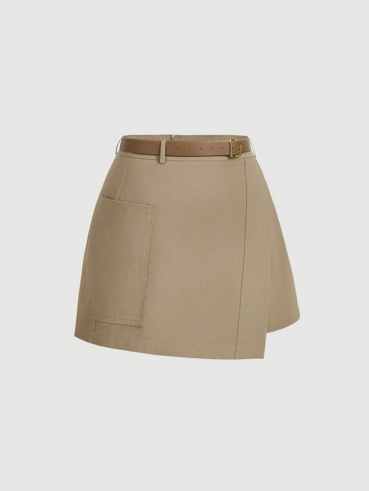 Fustă pantalon SHEIN, bej
