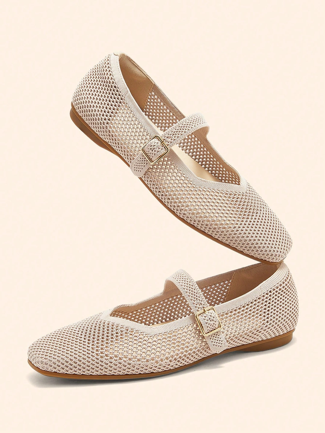 SHEIN balerina, bézs