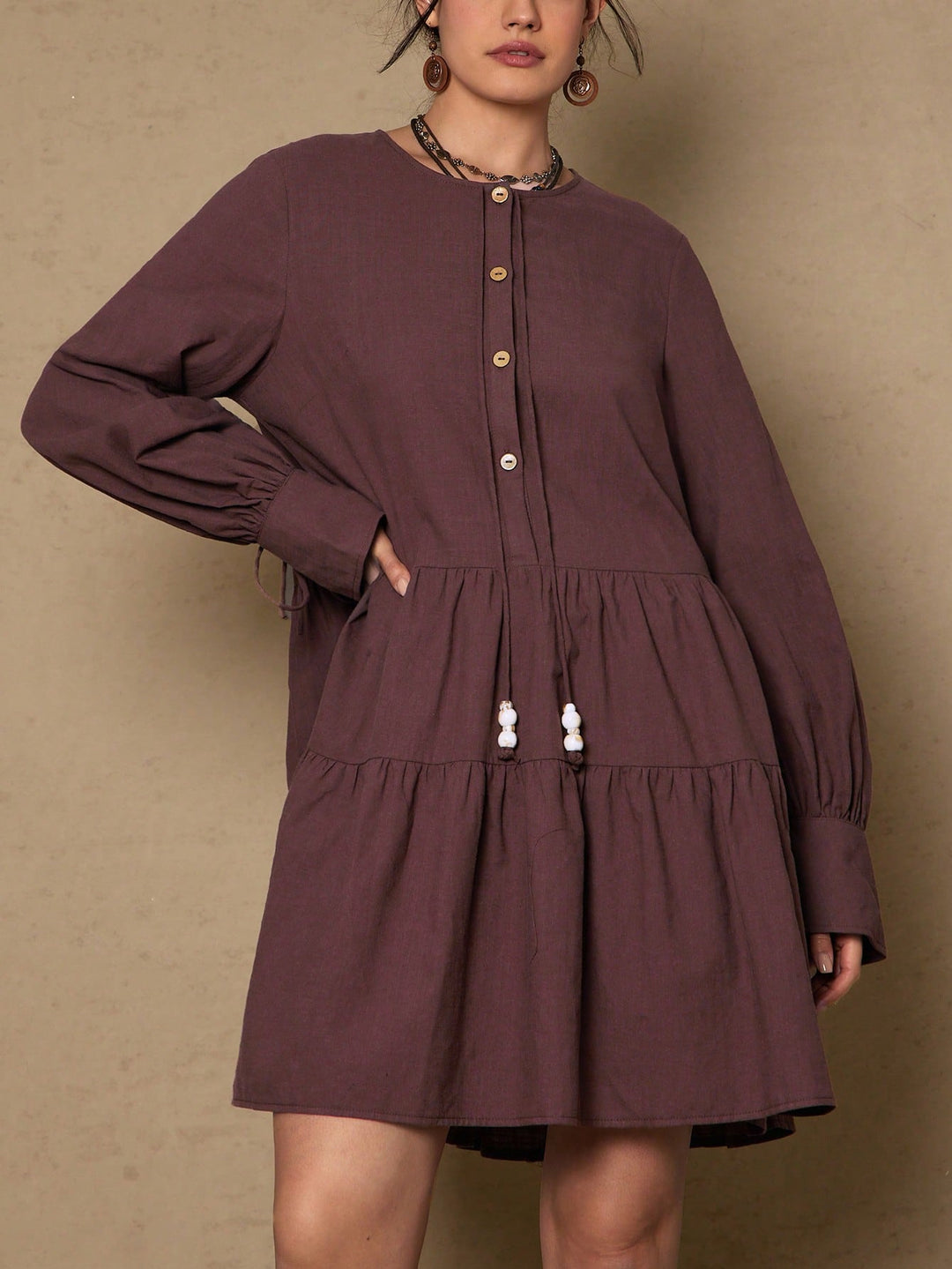 Rochie SHEIN, maro
