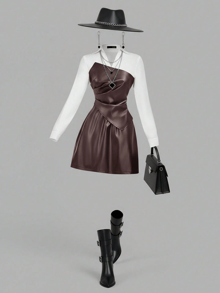 Rochie SHEIN, maro