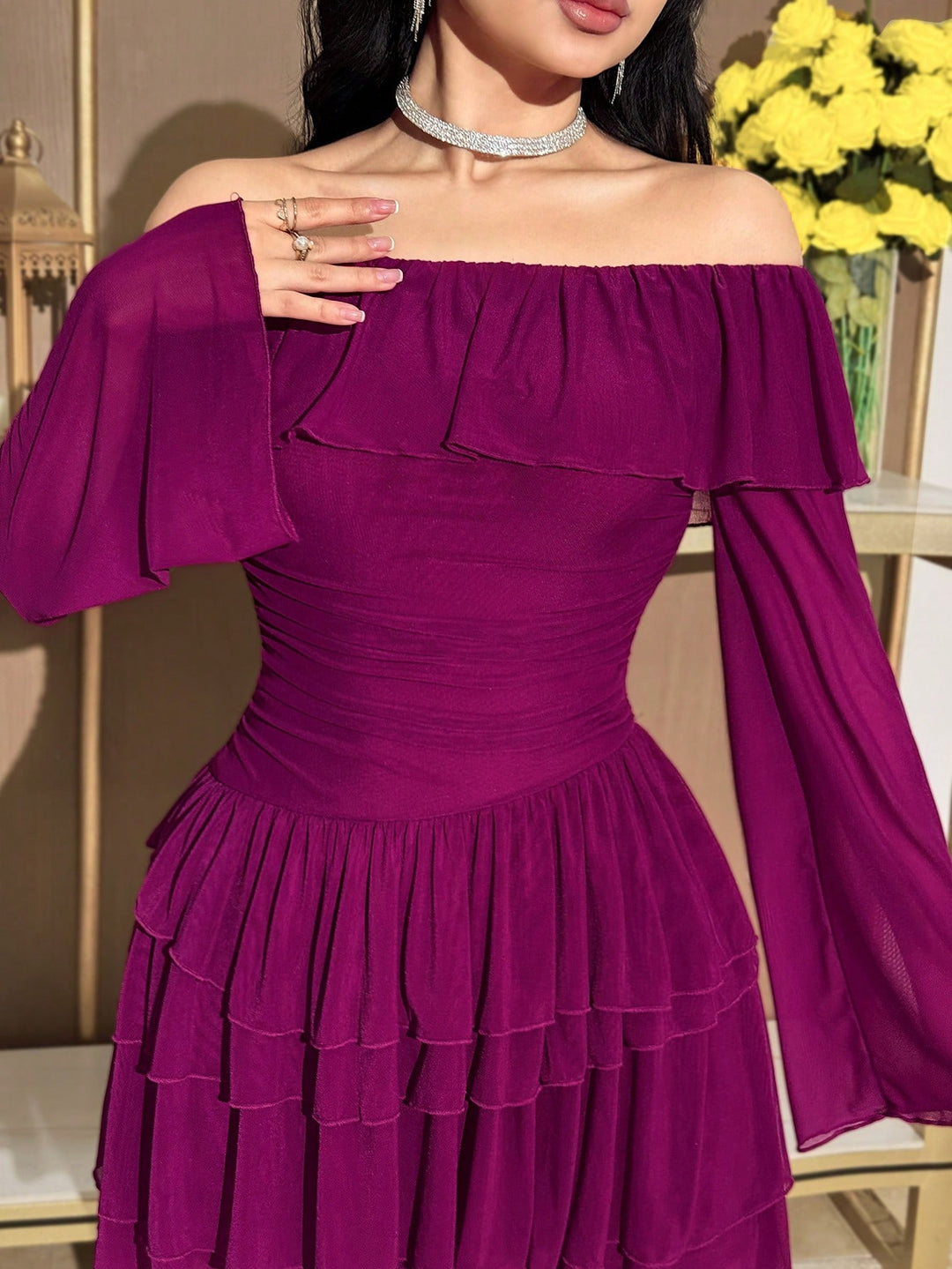 Rochie mini SHEIN, roz