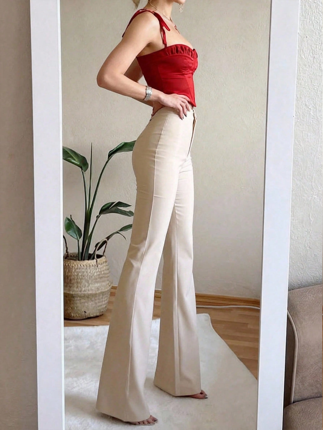 Pantaloni SHEIN, bej
