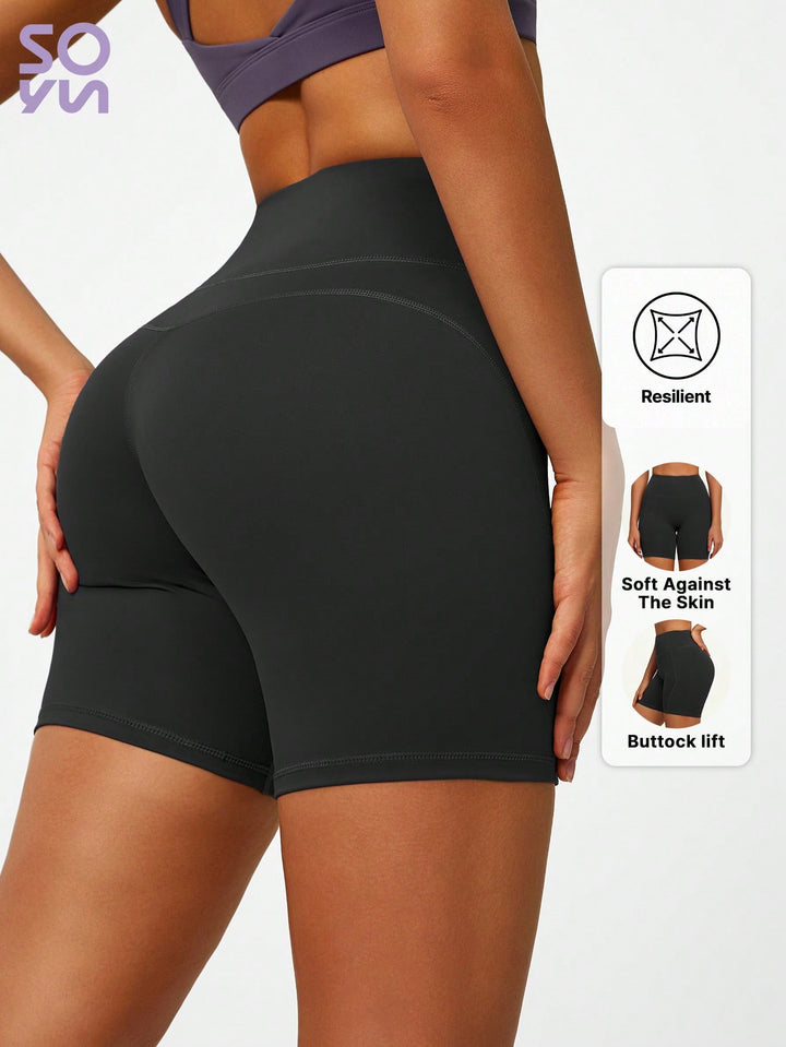 Pantaloni scurți SHEIN, negru