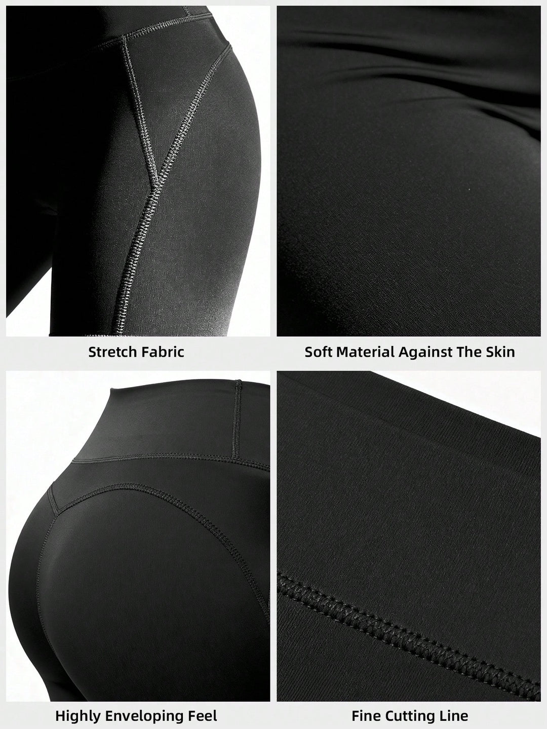 Pantaloni scurți SHEIN, negru
