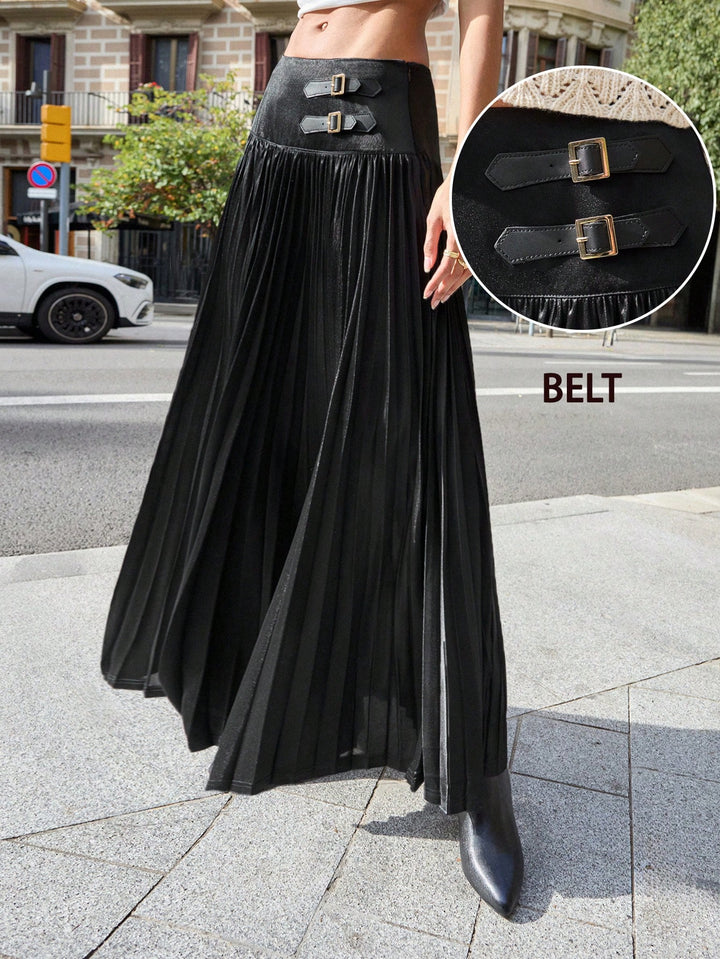 SHEIN maxi szoknya, fekete