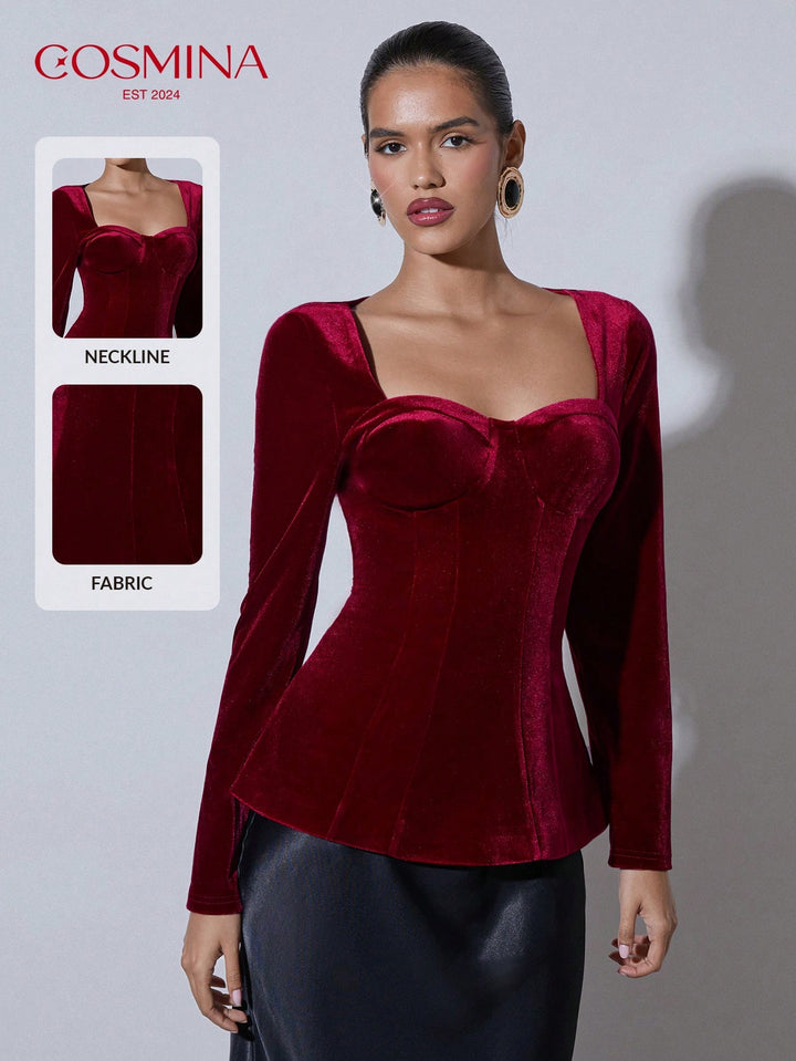 Top SHEIN, vișiniu