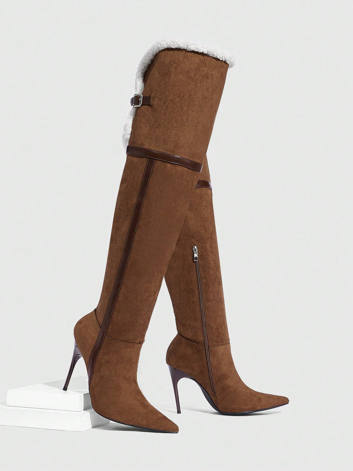 SHEIN csizma, barna