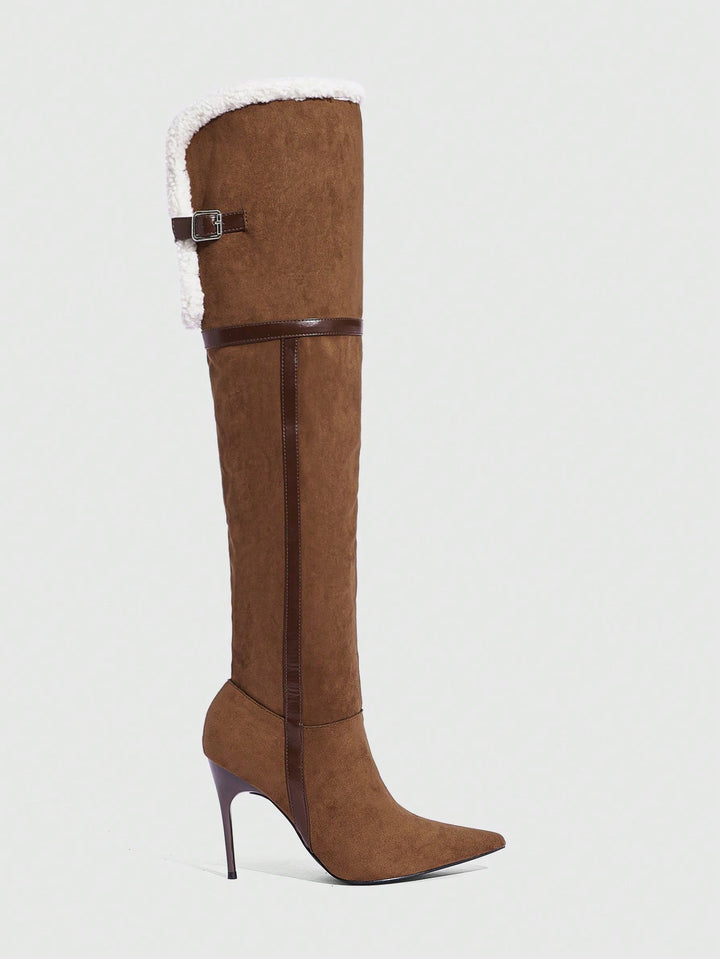 SHEIN csizma, barna
