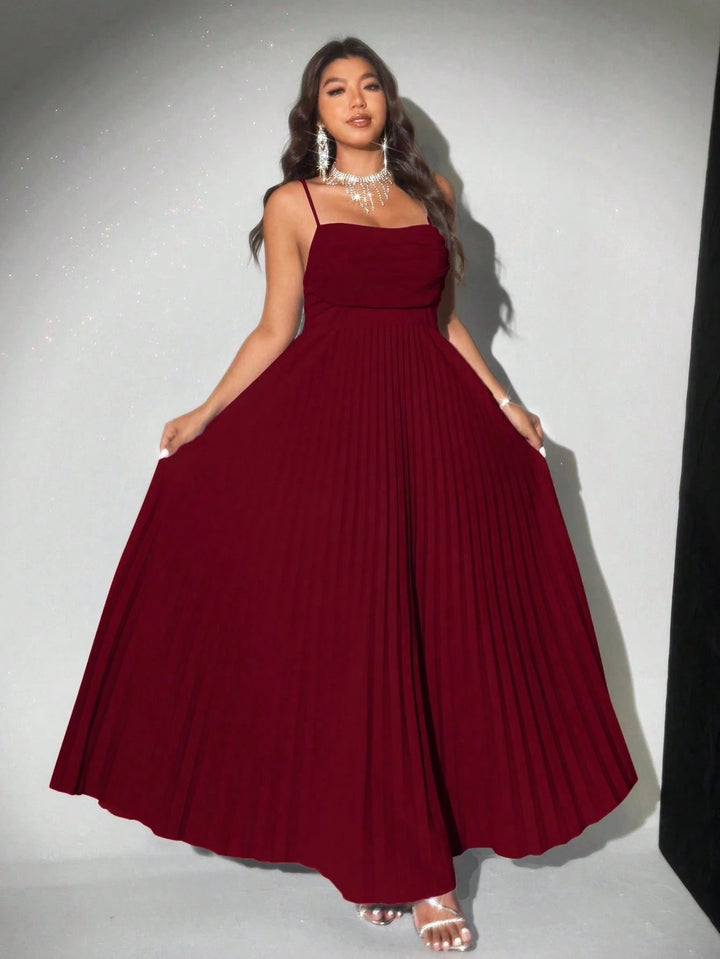 Rochie maxi SHEIN, vișiniu