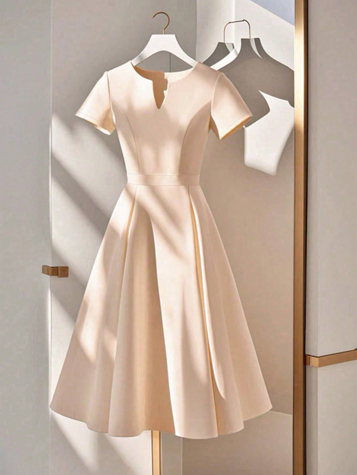 Rochie midi SHEIN, bej