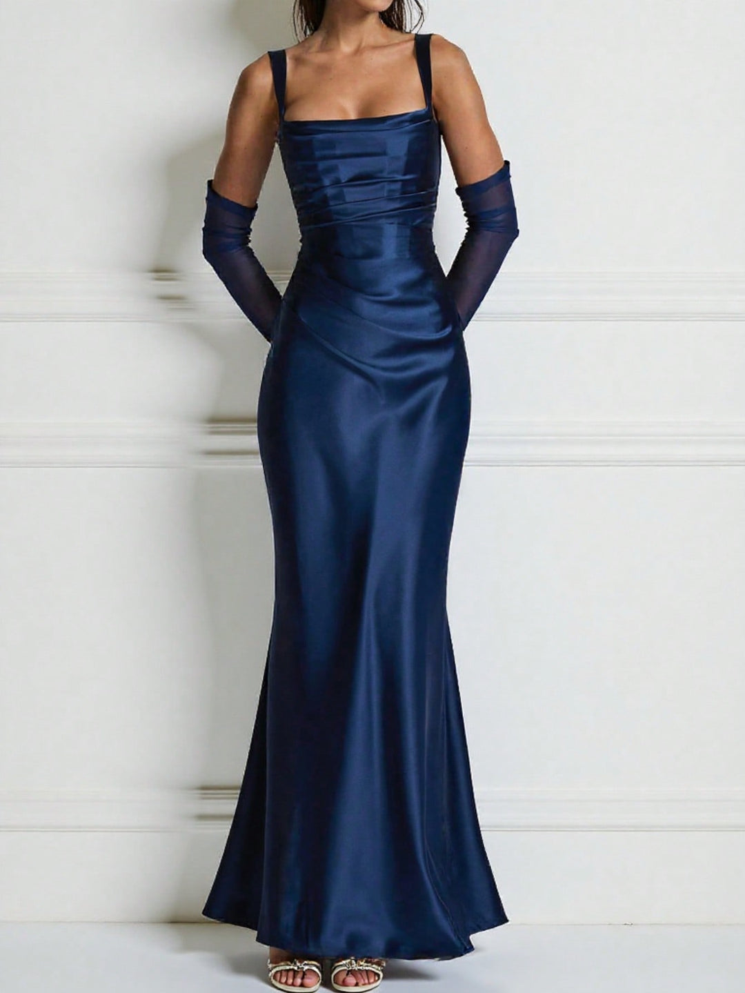 Rochie maxi SHEIN, albastru
