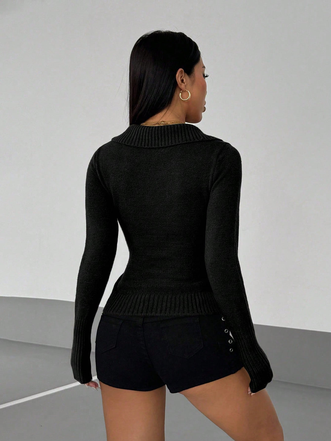 Pulover SHEIN, negru