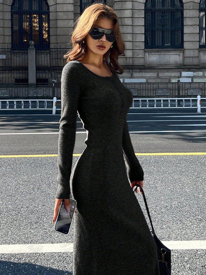 Rochie maxi SHEIN, negru