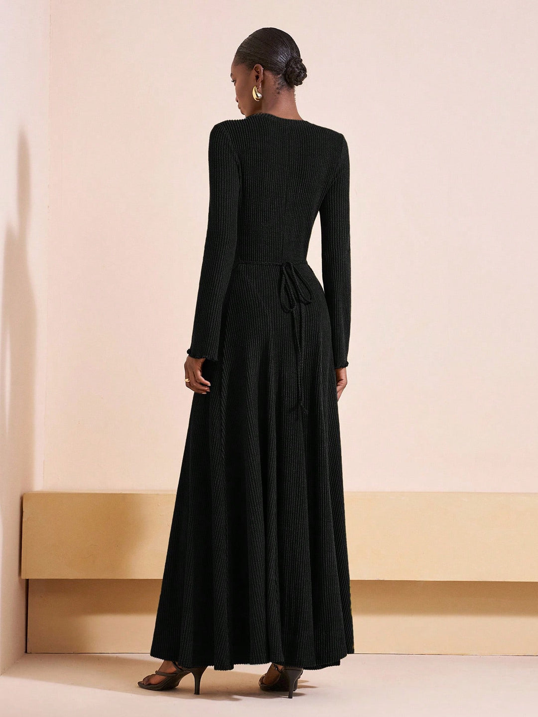 Rochie maxi SHEIN, negru
