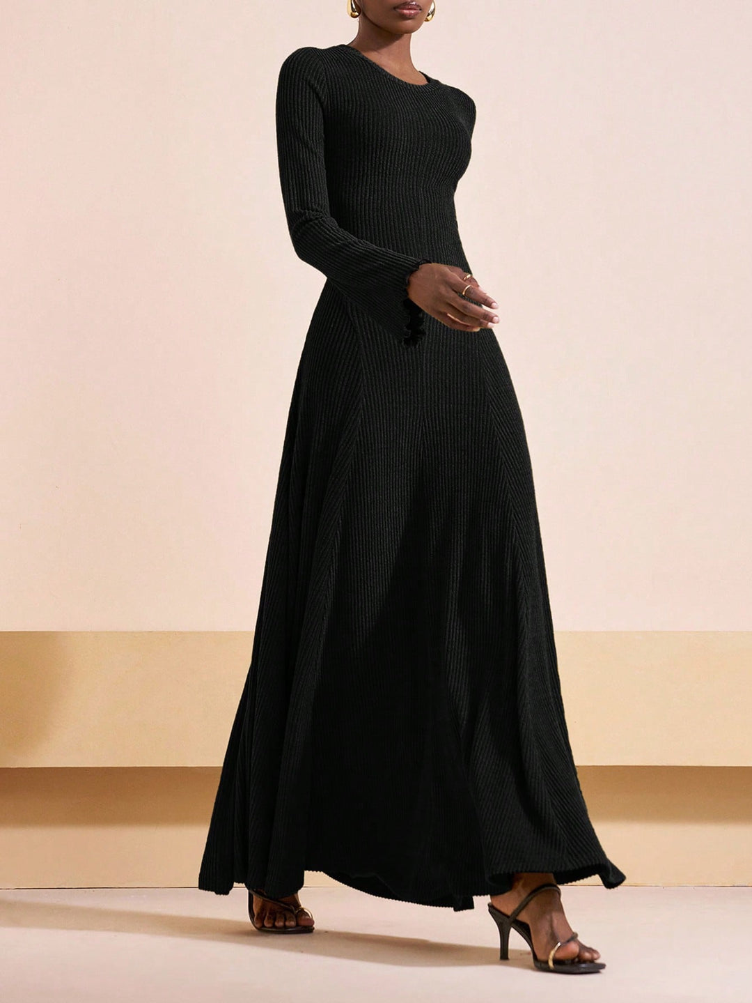 Rochie maxi SHEIN, negru
