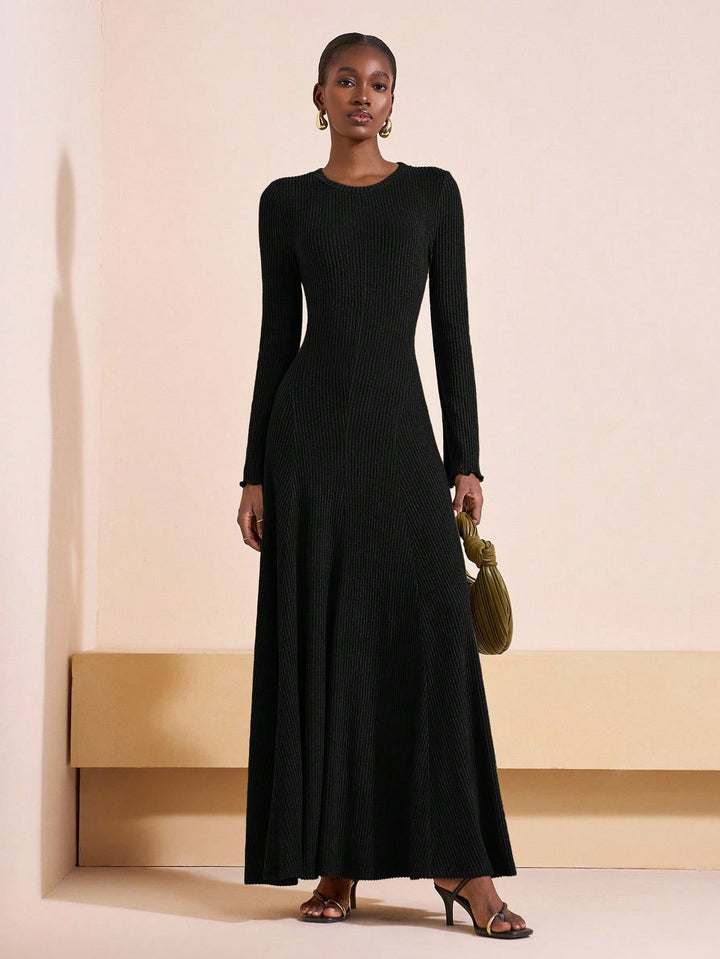 Rochie maxi SHEIN, negru